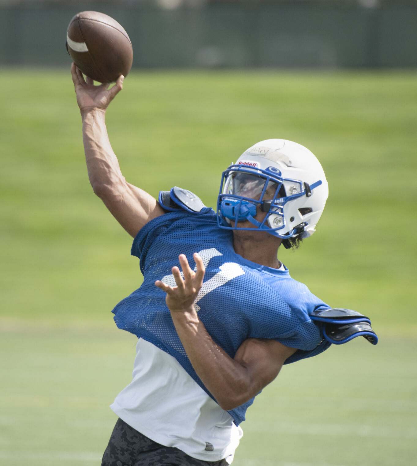 Lincoln East football practice, 8.10